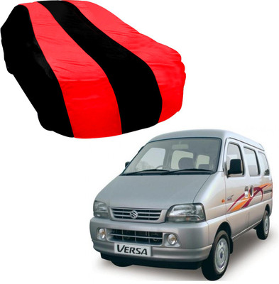 Purpleheart Car Cover For Nissan Versa (Without Mirror Pockets)(Black, Red)