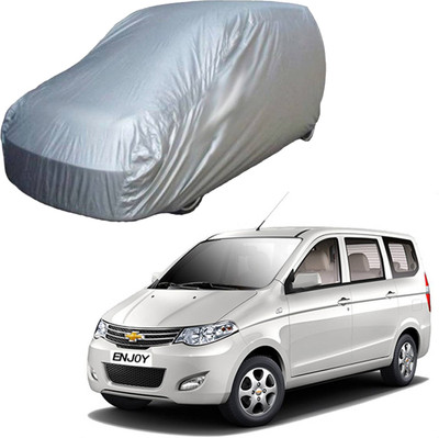 Purpleheart Car Cover For Chevrolet Enjoy (Without Mirror Pockets)(Silver)