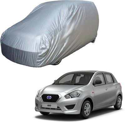 Purpleheart Car Cover For Datsun Go (Without Mirror Pockets)(Silver)