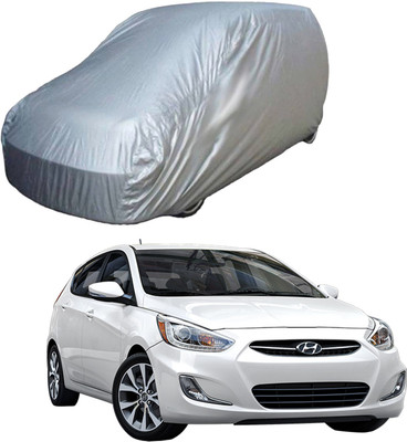 Purpleheart Car Cover For Hyundai Accent (Without Mirror Pockets)(Silver)