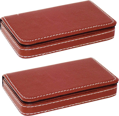 

billioBAG |Premium Quality| Handcrafted |Combo of 2| Brown_Soft Leather Driving Licence,Business Name Card, Debit/Credit, Personal ID Holder Cum Mini Wallet 15 Card Holder(Set of 2, Brown)