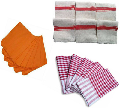 

Ecstasy Wet and Dry Cotton Cleaning Cloth(Pack of 17)