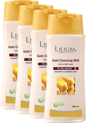 

LILIUM Lilium Gold Cleansing Mlik 100ml Pack of 4(100 ml)