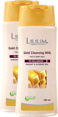 

LILIUM Lilium Gold Cleansing Mlik 100ml Pack of 2(100 ml)