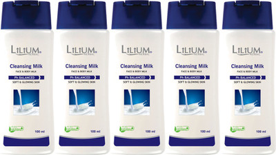 

LILIUM Lilium Regular Cleansing Mlik 100ml Pack of 5(100 ml)