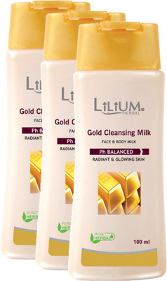 

LILIUM Lilium Gold Cleansing Mlik 100ml Pack of 3(100 ml)