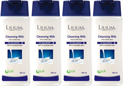 

LILIUM Lilium Regular Cleansing Mlik 100ml Pack of 4(100 ml)