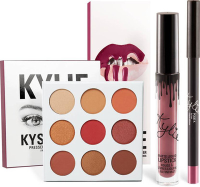 

kylie jenner BURGUNDY PALETTE + POSIE K LIP KIT(Set of 3)