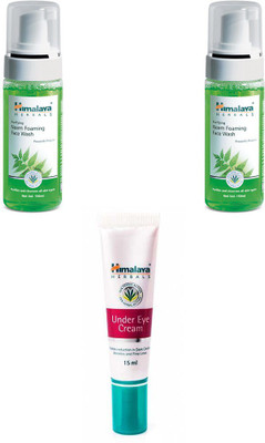 

Himalaya Purifying Neem Foaming Face Wash, Under Eye Cream, Purifying Neem Foaming Face Wash(Set of 3)