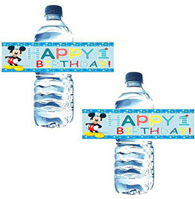 

PARTY PROPZ Multicolor BOTTLE WRAPPER 12 PCS/MICKEY MOUSE BIRTHDAY DECORATION/MICKEY MOUSE PARTY SUPPLIES - 12 g