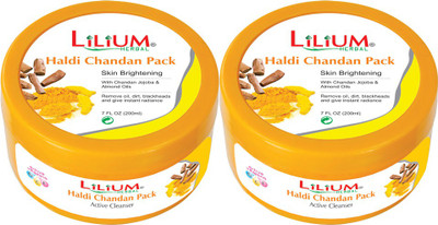 

LILIUM Lilium Haldi Chandan Pack 200ml Pack of 2(200 ml)