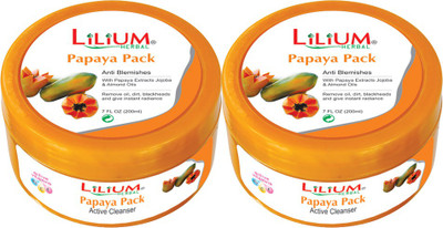 

LILIUM Lilium Papaya Anti Blemishes Pack 200ml Pack of 2(200 ml)