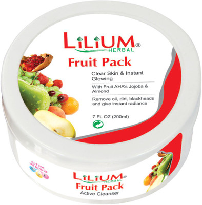 

LILIUM Lilium clear skin & instant glowing Fruit Pack 200ml(200 ml)