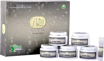 

B3+ Herbal GLOSSY FACIAL KIT ( ANTI PIGMENTATION) 300 ml