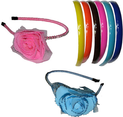 

KAJAL Combo of Multi Color Floral Hairbands Hair Accessory Set(Multicolor)