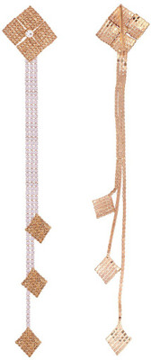 

AccessHer Rhinestone 2 in 1 Choti and saree Challa for women Hair Accessory Set(Gold)