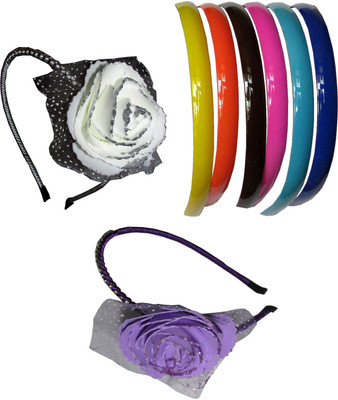 

KAJAL Combo of Multi Color Floral Hairbands Hair Accessory Set(Multicolor)