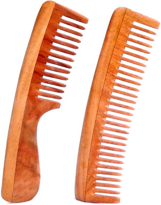 

Healthllave Neem Wood Comb (Wide Toothed & Wide Toothed with Handle)