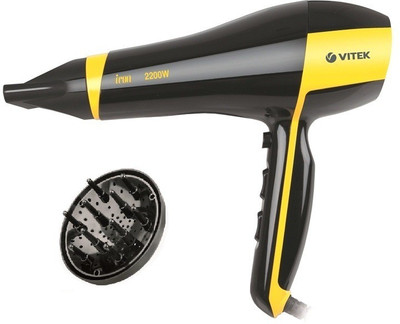 

VITEK VT-2295 Y-I Hair Dryer(Black, Yellow)
