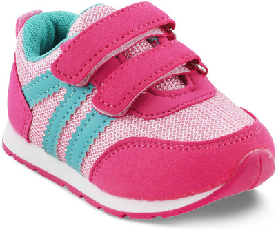

KITTENS Girls Velcro Running Shoes(Pink, Fuschia