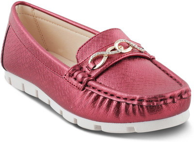 

KITTENS Girls Slip on Moccasins(Maroon, Wine