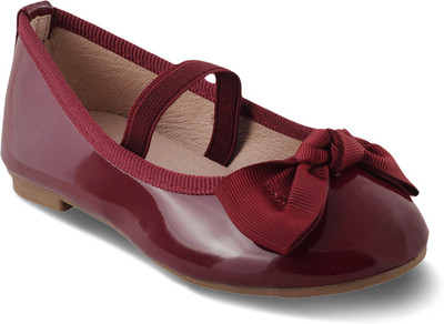 

KITTENS Girls Slip on Ballerinas(Maroon, Wine