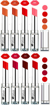 

Forsure Peach,Nude,Brick Nude,Hot Red,Magenta,Maroon,Romantic Red,Orange VELVET MATTE LIPSTICK(Peach,Nude,Brick Nude,Hot Red,Magenta,Maroon,Romantic Red,Orange, 32 g)