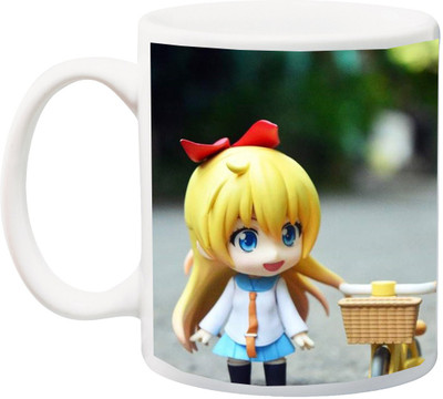 

Stylotrendz Alone Independent Girl walking with Big smile Ceramic Mug(325 ml), Multicolor