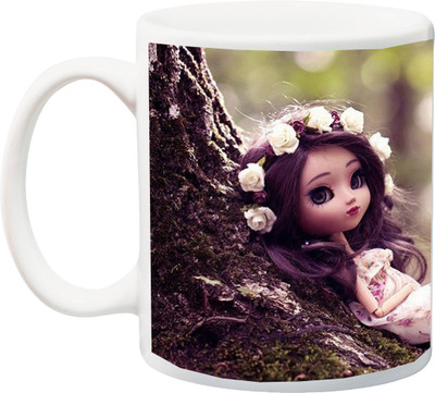 

Stylotrendz Alone Girl doesnt need anyone feel Ceramic Mug(325 ml), Multicolor
