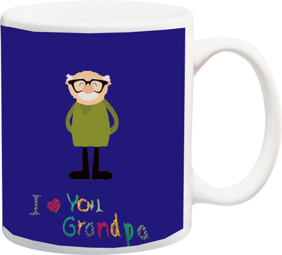 

ME&YOU I Love You Grandpa Ceramic Mug(325 ml), Multicolor
