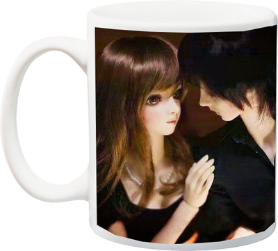

Stylotrendz Romantic Couple perfect gift for lover Ceramic Mug(325 ml), Multicolor
