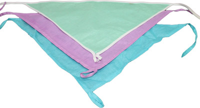 

Aashna Colored Cotton Nappy Set of 6, Blue;green;pink