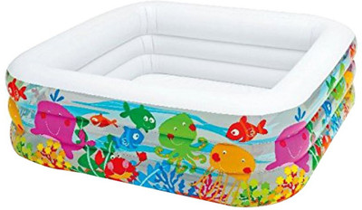 

vbenterprise Clearview Aquarium Swimming Pool for Kids(Multicolor)