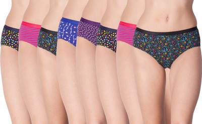 Lyra Women Hipster Multicolor Panty(Pack of 8) Lyra Women Hipster Multicolor Panty(Pack of 8)