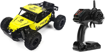 

HALO NATION Ironhide Killer Rock Crawler King Cheetah 2.4Ghz Four Wheel Drive Truck 1/16 Racing speed buggy Yellow(Yellow)