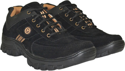 

Tumbler Suede Leather Boots For Men(Black