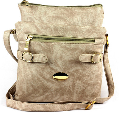 

ramposh Women Casual Grey Rexine Sling Bag