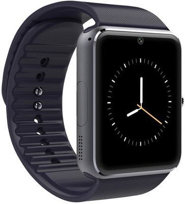 

Magic GT08 Bluetooth 3.0 Smart Watch with Camera SIM Smartwatch(Black Strap Regular)