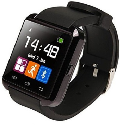 

Magic Watch U8 Bluetooth Black Smartwatch Without sim card(Black) Smartwatch(Black Strap Regular)