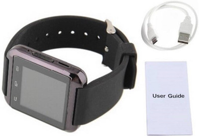 MAGIC MG-WT-U8-B02 phone Smartwatch(Black Strap, Regular)