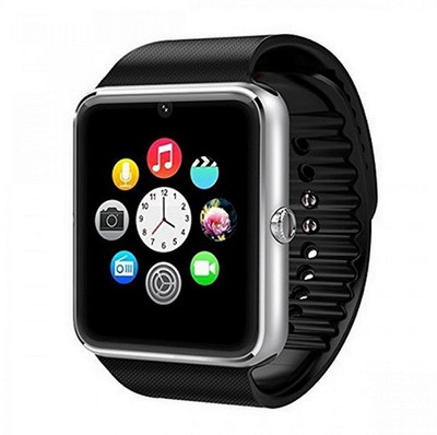 

Magic GT08 Bluetooth 3.0 Smart Watch with Camera SIM Smartwatch(Black Strap Regular)