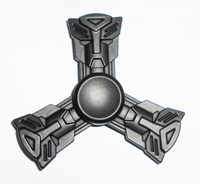 

Emob Transformer Autobots Turbo Speed Metal Fidget Hand Spinner Toy with Black Matte Paint(Black)