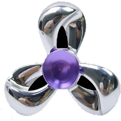 

Krypton SILVER TWIST COOL LOOK METAL HIGH SPEED FIDGET HAND SPINNER MINI 2 MINT SPIN TOYS.(Multicolor)