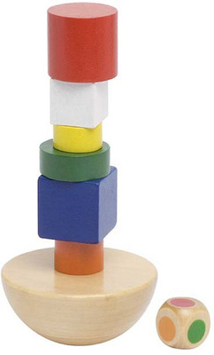 

Goki Balancing tower in cotton bag(Multicolor)