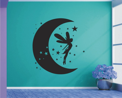 

Wall Guru  Home Décor wall Sticker Sticker(Pack of 1, Black