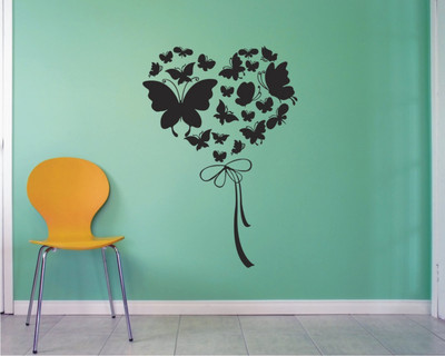 

Wall Guru  Home Décor wall Sticker Sticker(Pack of 1, Black