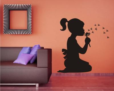 

Wall Guru  Home Décor wall Sticker(Pack of 1, Black