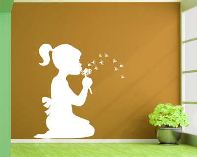 

Wall Guru  Home Décor wall Sticker(Pack of 1, White