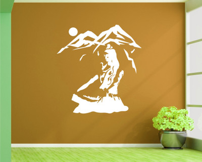 

Wall Guru  Home Décor wall Sticker(Pack of 1, White
