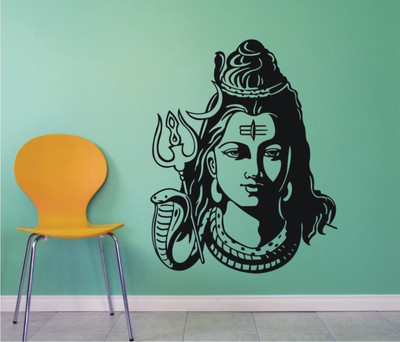 

Wall Guru  Home Décor wall Sticker Sticker(Pack of 1, Black